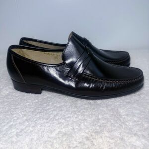 Buccione Brown Leather Women's Loafers  Size 9.5